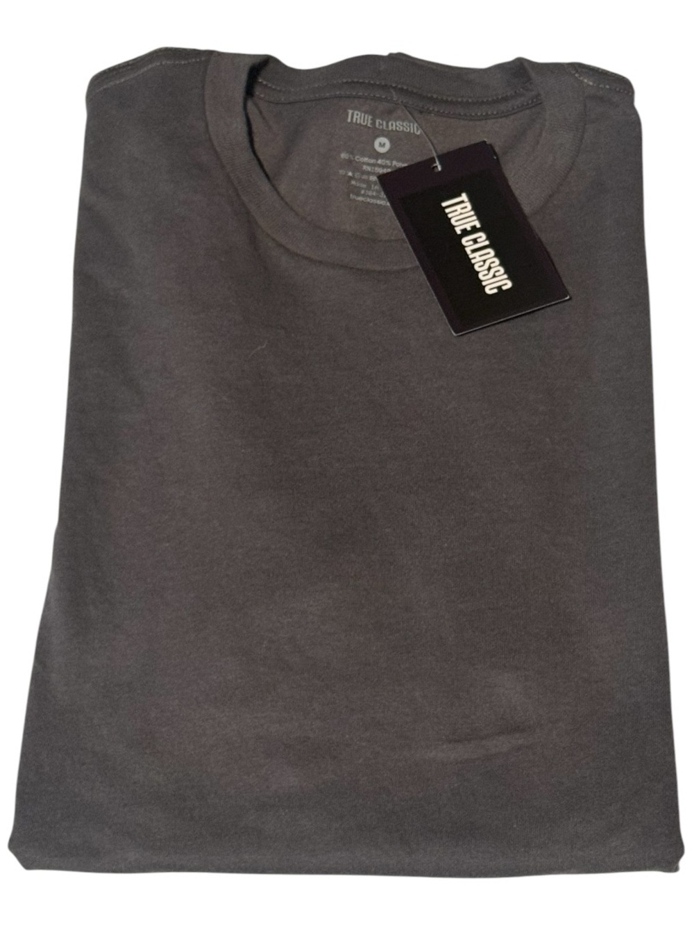 Ladies Crew Neck T-Shirt - Charcoal